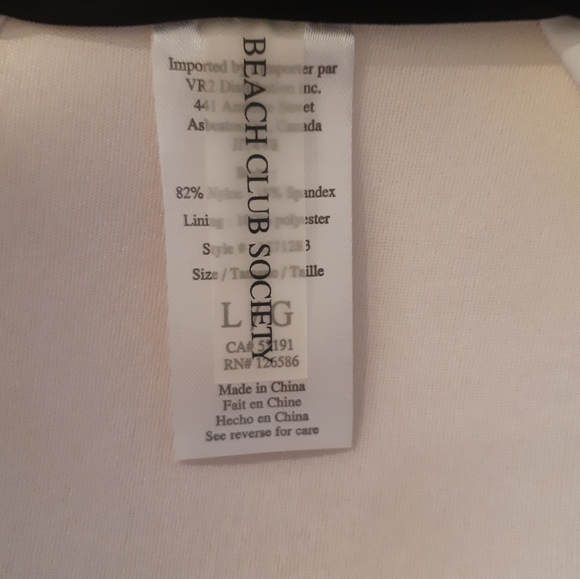 NWOT Beach Club Society Hawaii Bikini - Picture 6 of 8